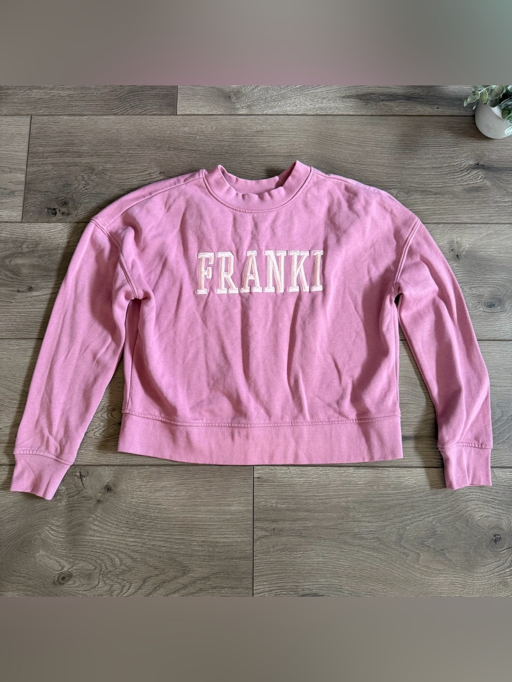 FRANKI Pink Crewneck Sweatshirt - Kids - Size 10